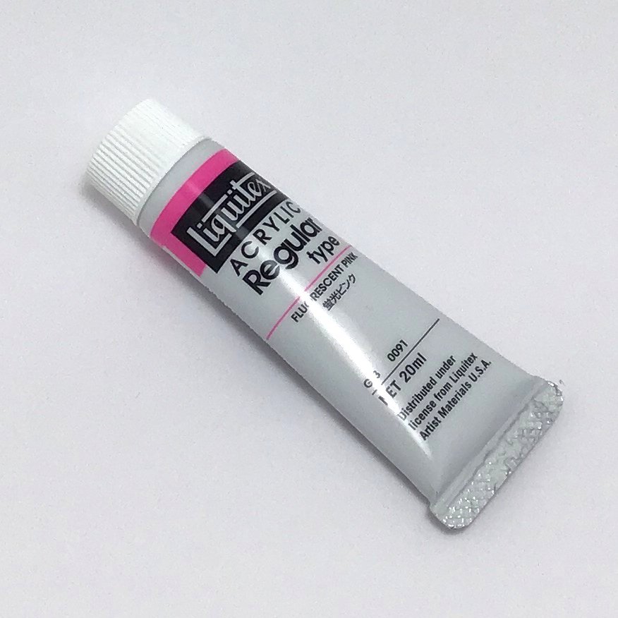 リキテックス レギュラー 091蛍光ピンク (6号,20ml)