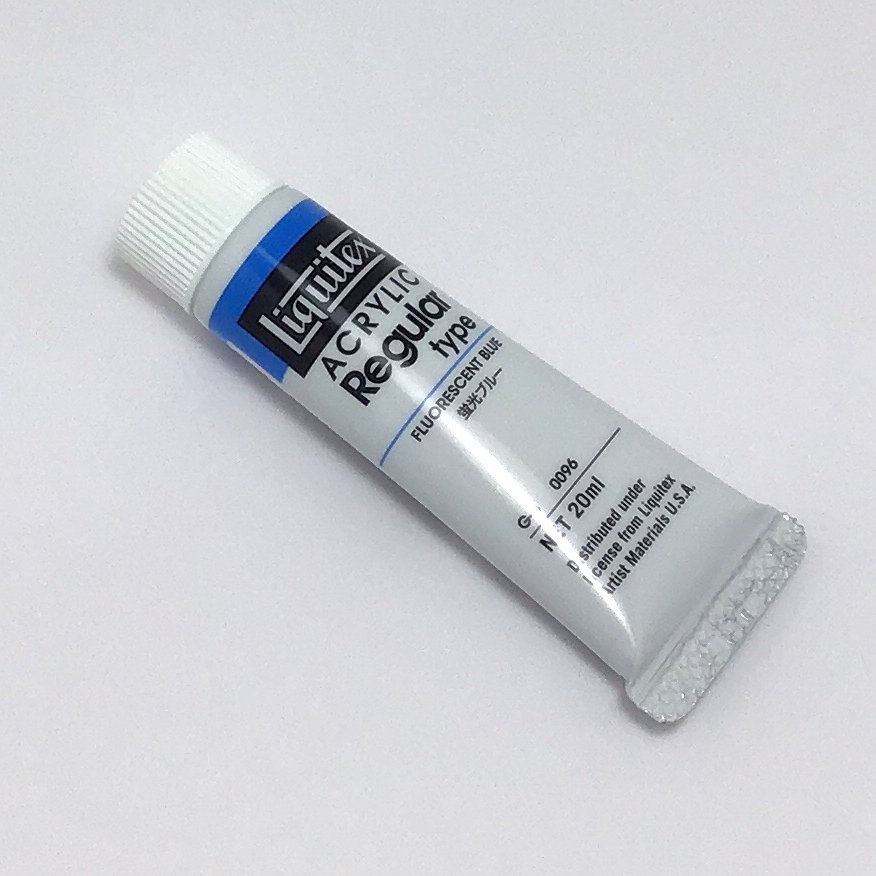 リキテックス レギュラー 096 蛍光ブルー (6号,20ml)