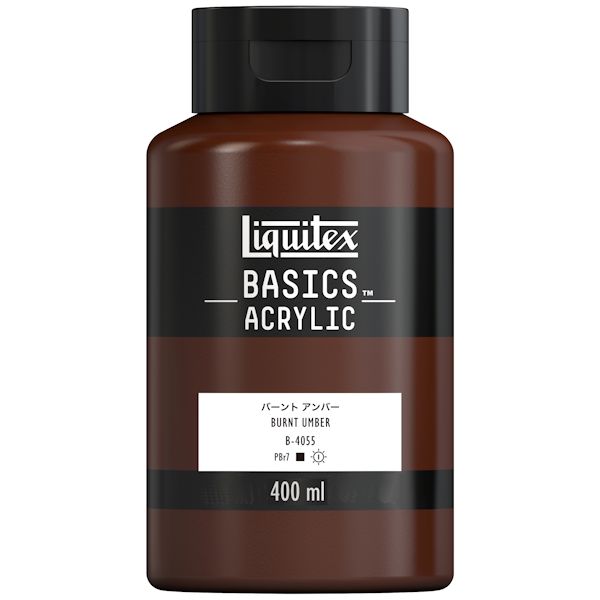 リキテックス ベーシックス B-128 バーントアンバー (400ml)