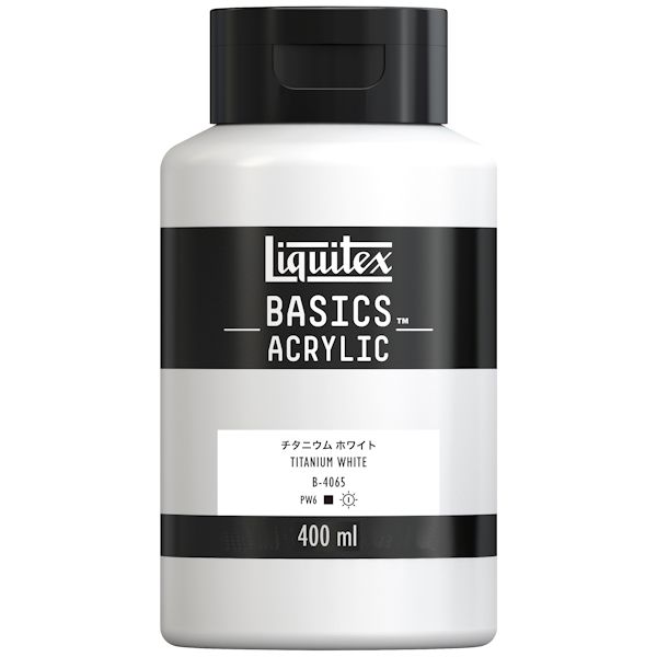 リキテックス ベーシックス B-432 チタニウムホワイト (400ml)