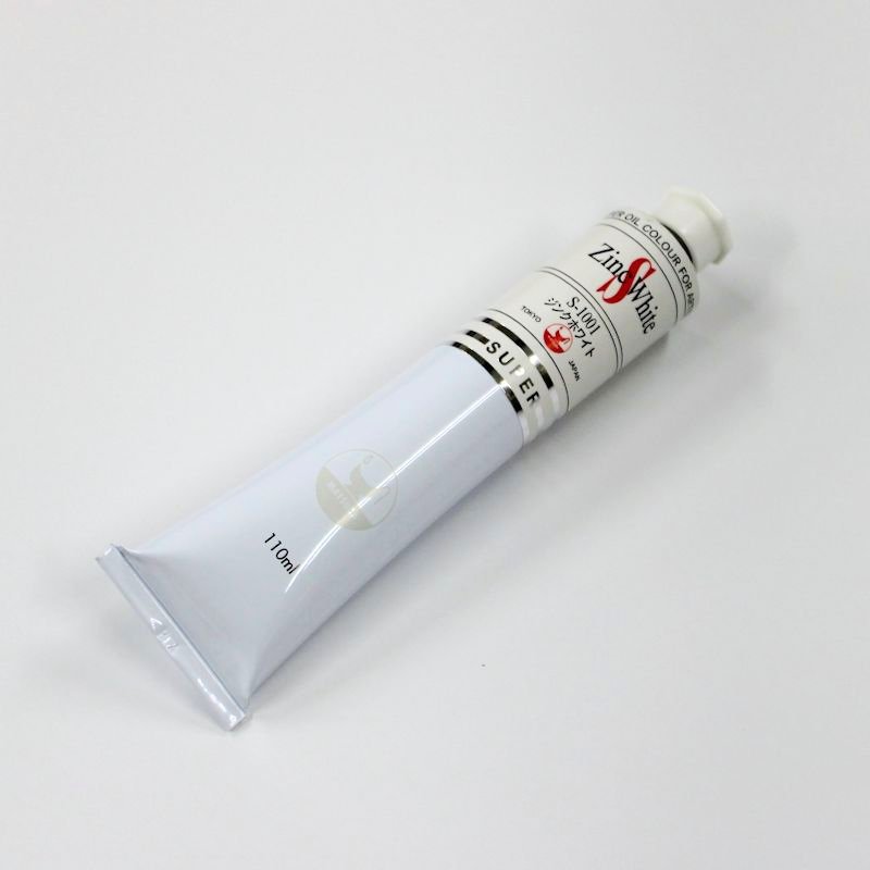 マツダスーパー油絵具 ジンクホワイト 20号チューブ(110ml)