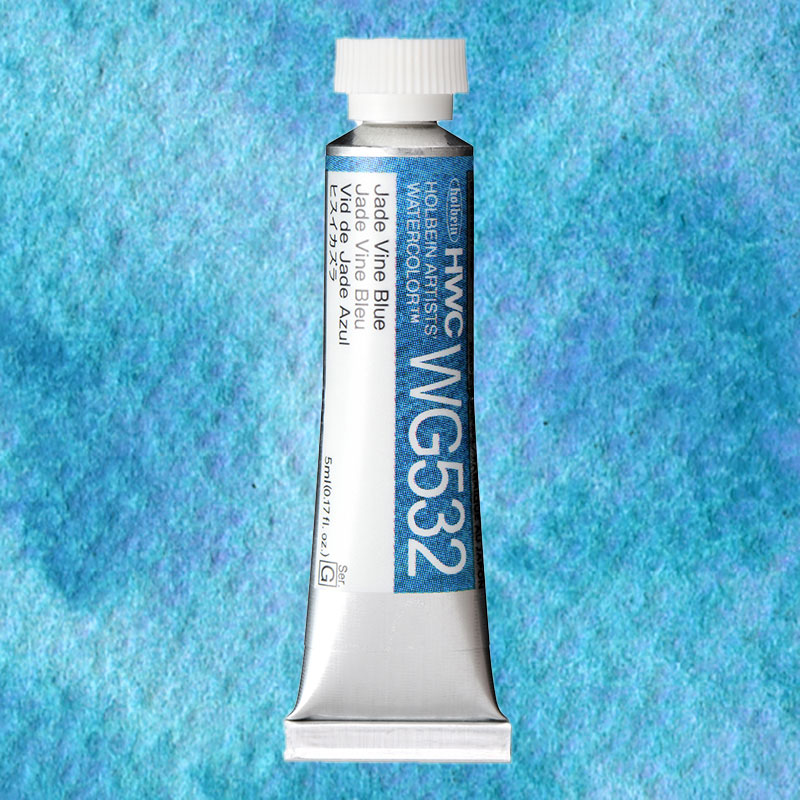 ホルベイン透明水彩グラニュレーティングカラー5ml  WG532 ヒスイカズラ