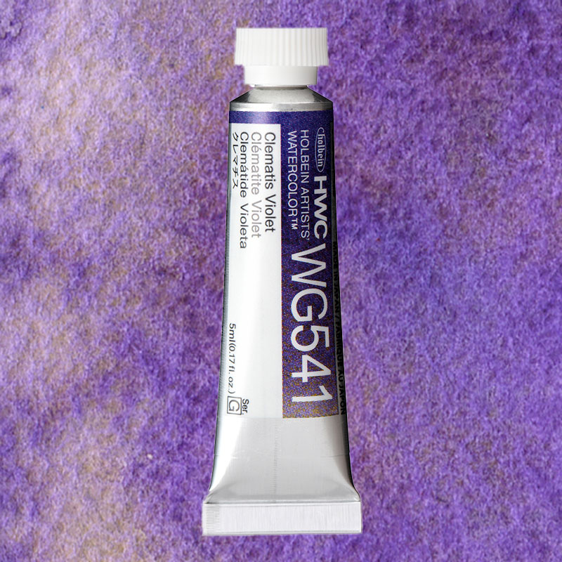 ホルベイン透明水彩グラニュレーティングカラー5ml WG541 クレマチス