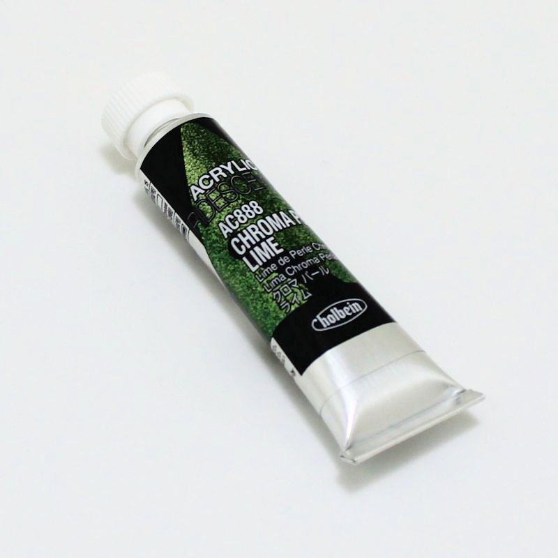 ホルベイン アクリリックカラーイリデッセンス AC888 クロマパール ライム(5ml)