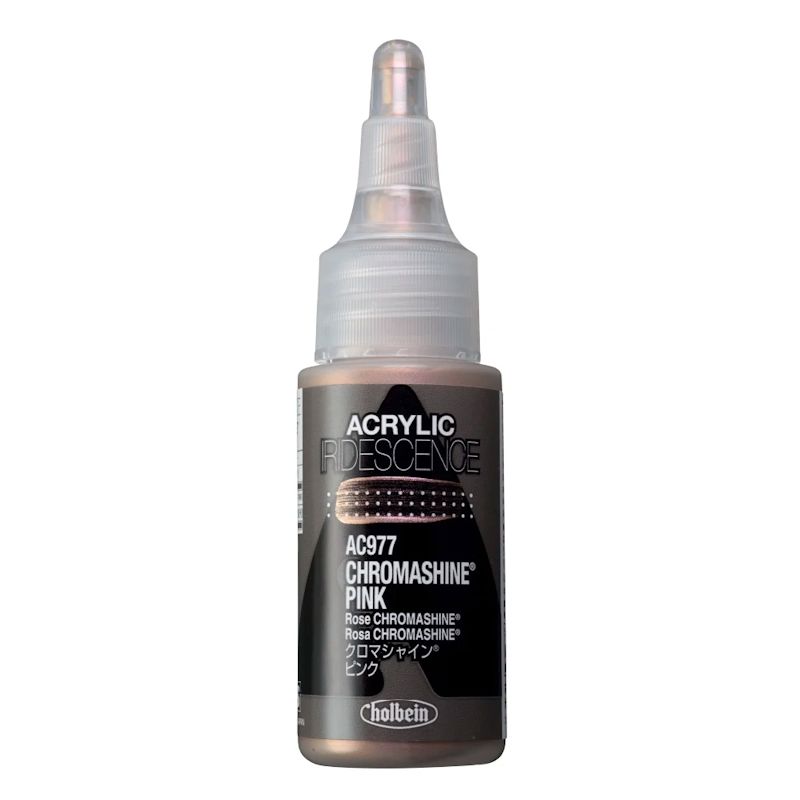 ホルベイン アクリリックカラーイリデッセンス AC977 クロマシャイン ピンク(30ml)