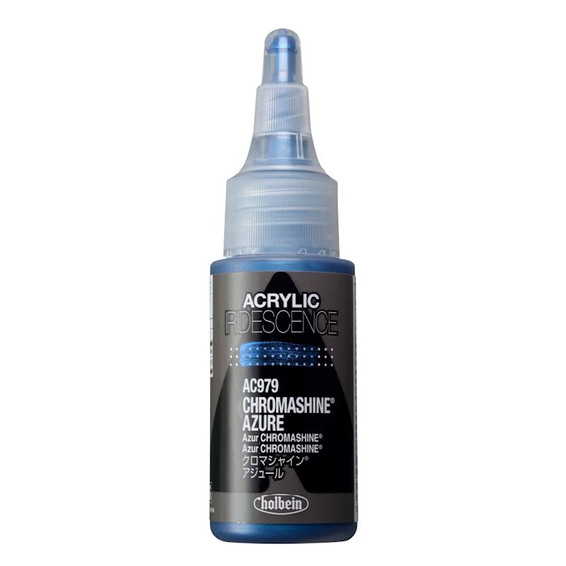 ホルベイン アクリリックカラーイリデッセンス AC979 クロマシャイン アジュール(30ml)