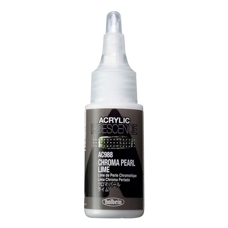ホルベイン アクリリックカラーイリデッセンス AC988 クロマパール ライム(30ml)