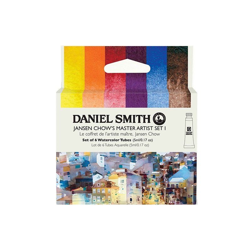 【お取寄品】ダニエルスミス透明水彩絵具 6色ジャンセン・コー セット1(5ml)