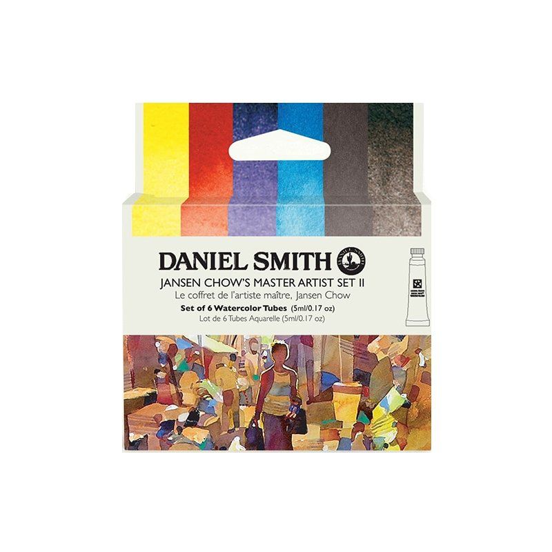 【お取寄品】ダニエルスミス透明水彩絵具 6色ジャンセン・コー セット2(5ml)