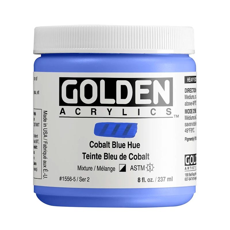 GOLDEN アクリリックヘビーボディ 237ml 1556 コバルトブルーヒュー