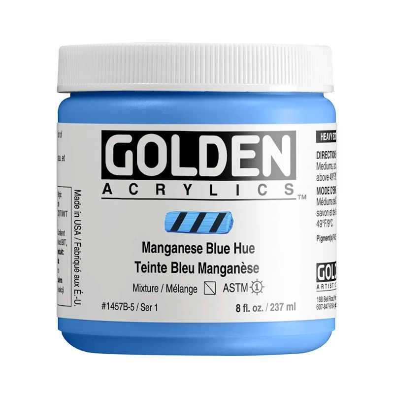 GOLDEN アクリリックヘビーボディ 237ml 1457 マンガニーズブルーヒュー