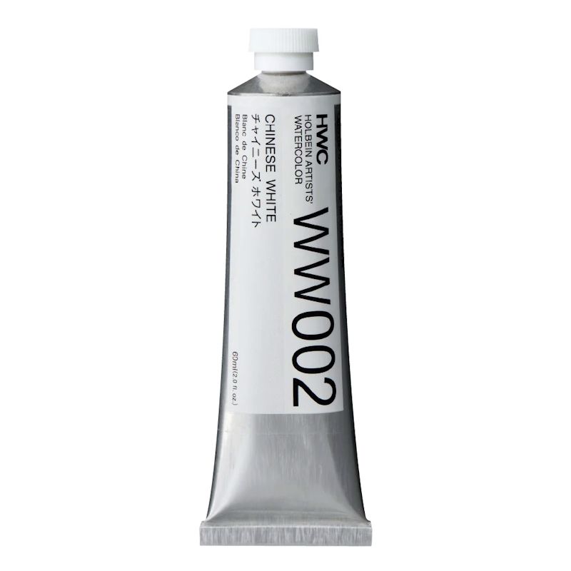 ホルベイン透明水彩絵具 ww002 チャイニーズホワイト (60ml)