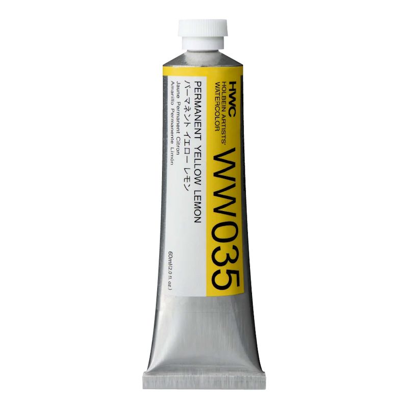 ホルベイン透明水彩絵具 ww035 パーマネントイエローレモン (60ml)