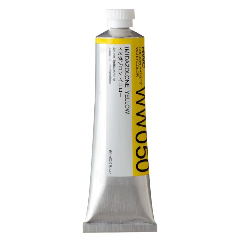 ホルベイン透明水彩絵具 ww050 イミダゾロン イエロー(60ml)