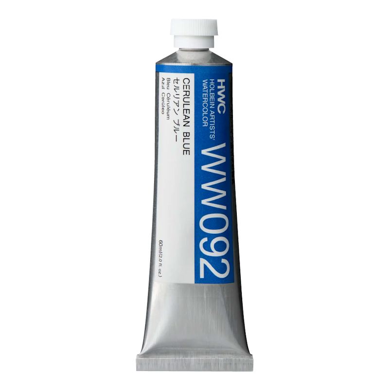ホルベイン透明水彩絵具 ww092 セルリアンブルー (60ml)