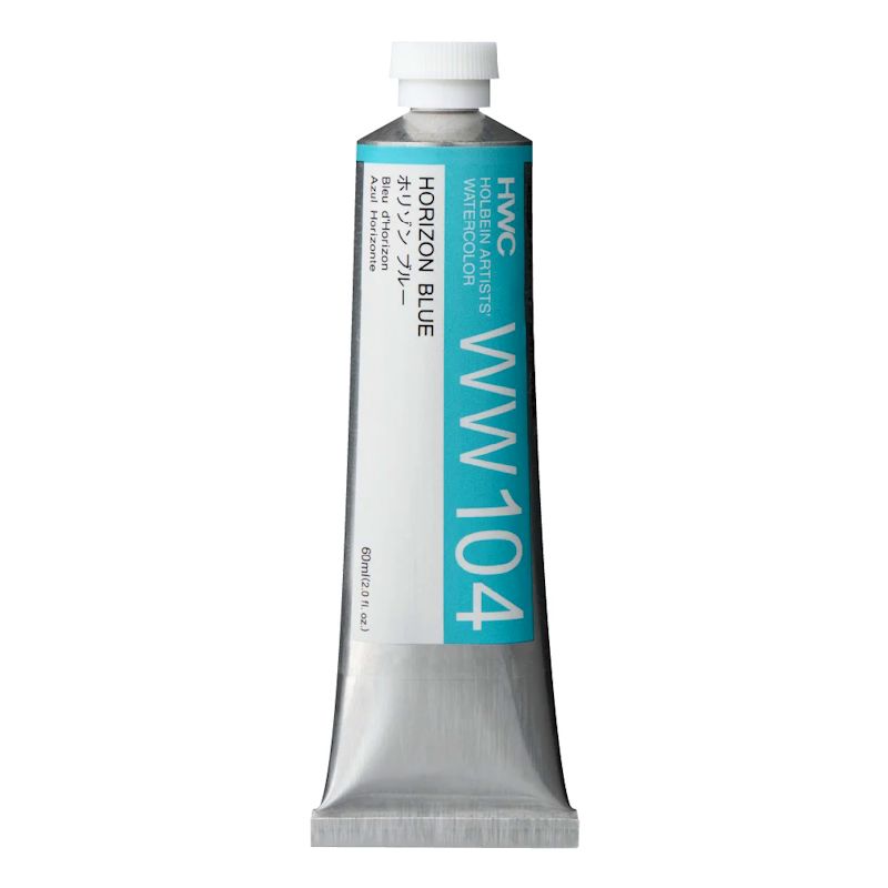 ホルベイン透明水彩絵具 ww104 ホリゾンブルー(60ml)
