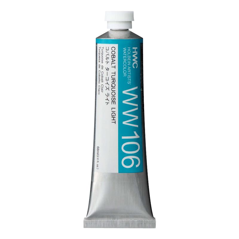 ホルベイン透明水彩絵具 ww106 コバルトターコイズライト (60ml)