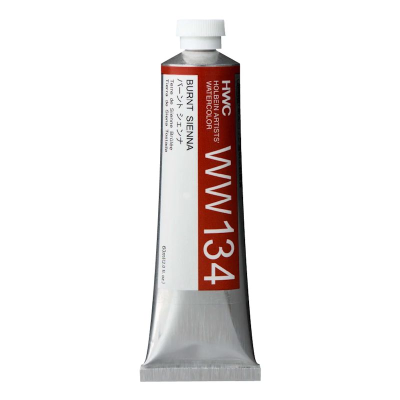 ホルベイン透明水彩絵具 ww134 バーントシェンナ (60ml)