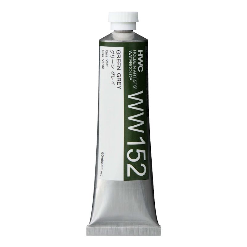 ホルベイン透明水彩絵具 ww152 グリーングレイ(60ml)