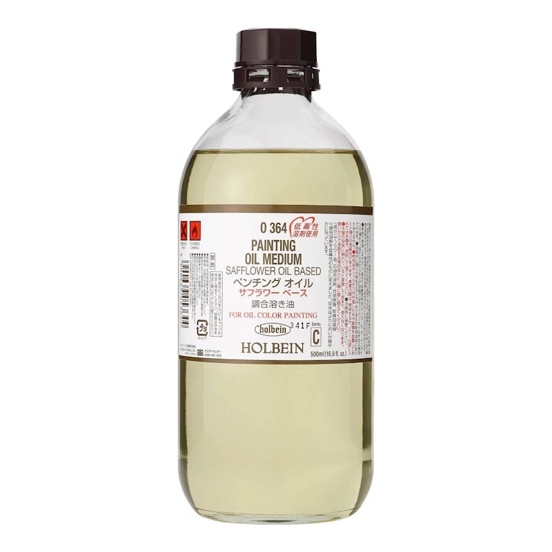 ホルベイン画溶液 O364 ペンチングオイル (サフラワーベース) 500ml