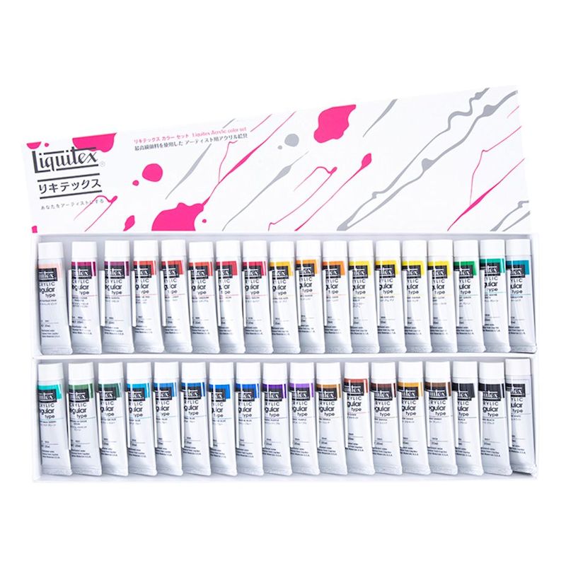 リキテックス レギュラー 伝統色36色Aセット (6号,20ml)