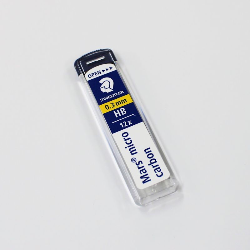 マルス マイクロカーボン シャープ芯 0.3mm HB