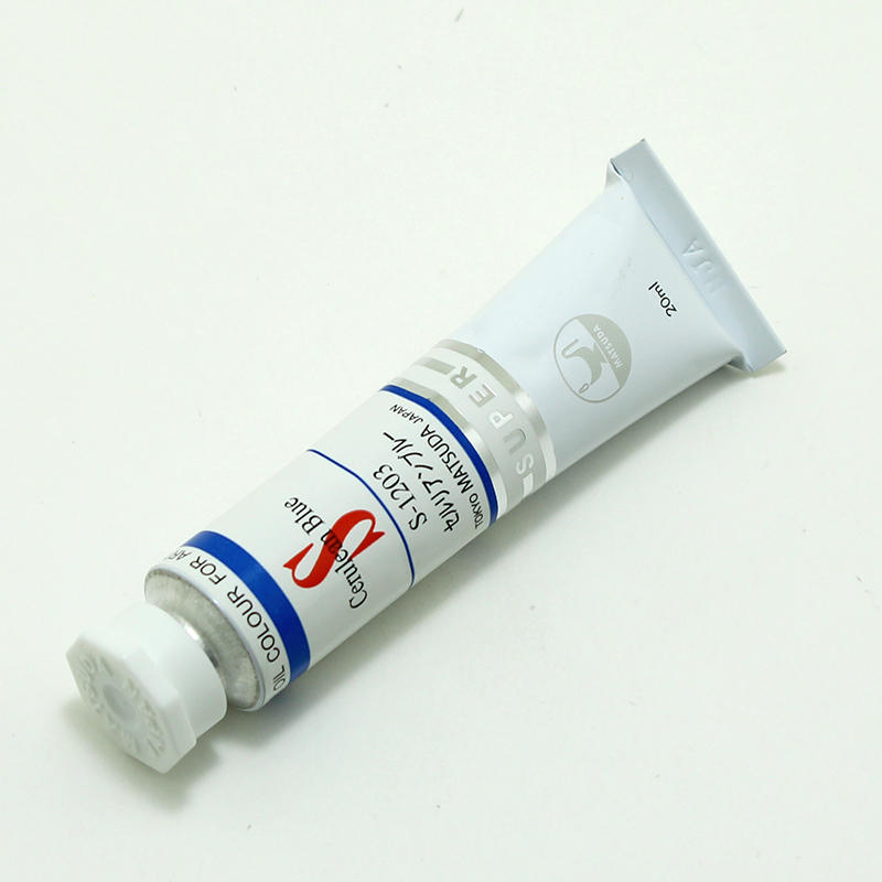 マツダ スーパー油絵具 セルリアンブルー (6号)