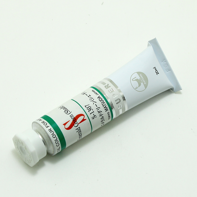 マツダ スーパー油絵具 エメラルドグリーン(シェード) (6号)