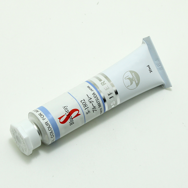 マツダ スーパー油絵具 ブルーグレー (6号)