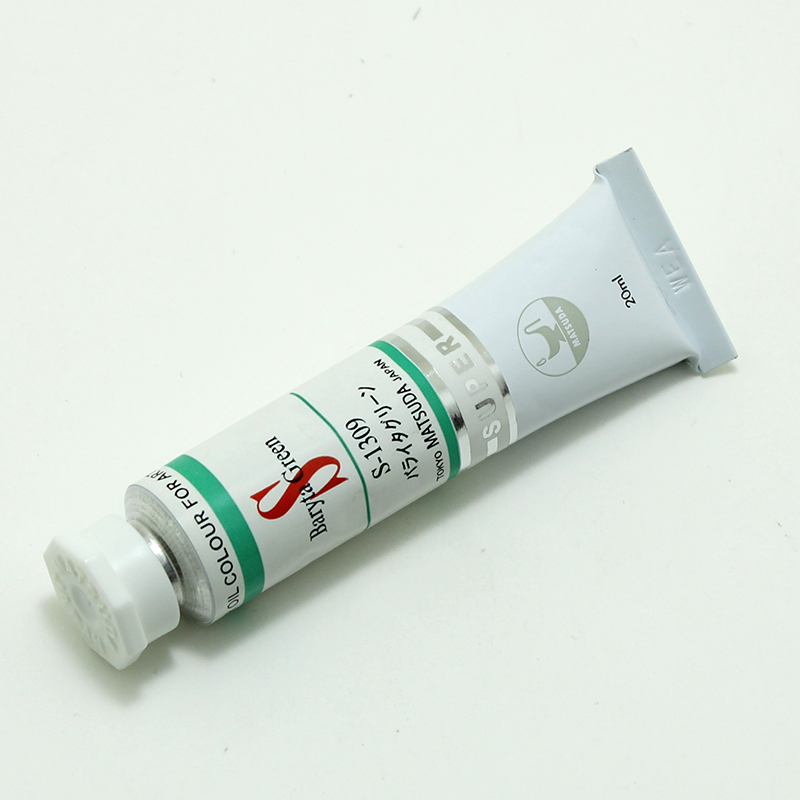 マツダ スーパー油絵具 バライタグリーン (6号)