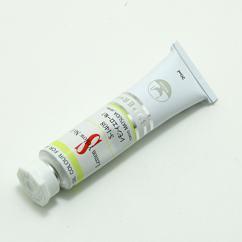 マツダ スーパー油絵具 レモンイエローNo.1 (6号)