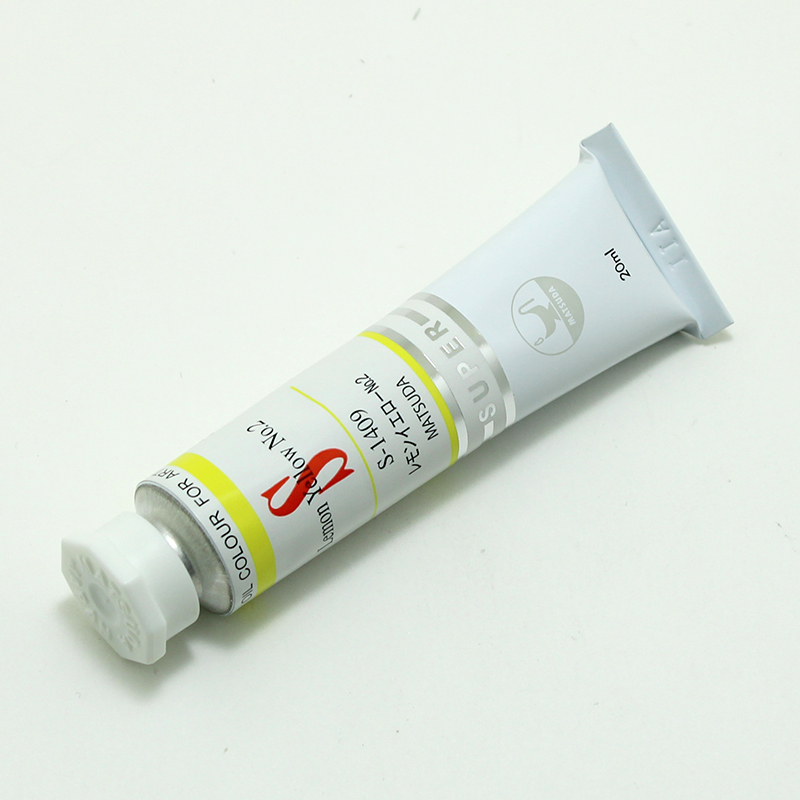 マツダ スーパー油絵具 レモンイエローNo.2 (6号)