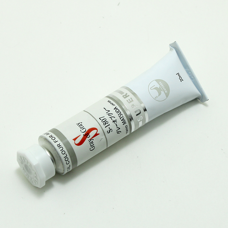 マツダ スーパー油絵具 グレーオブグレー (6号)
