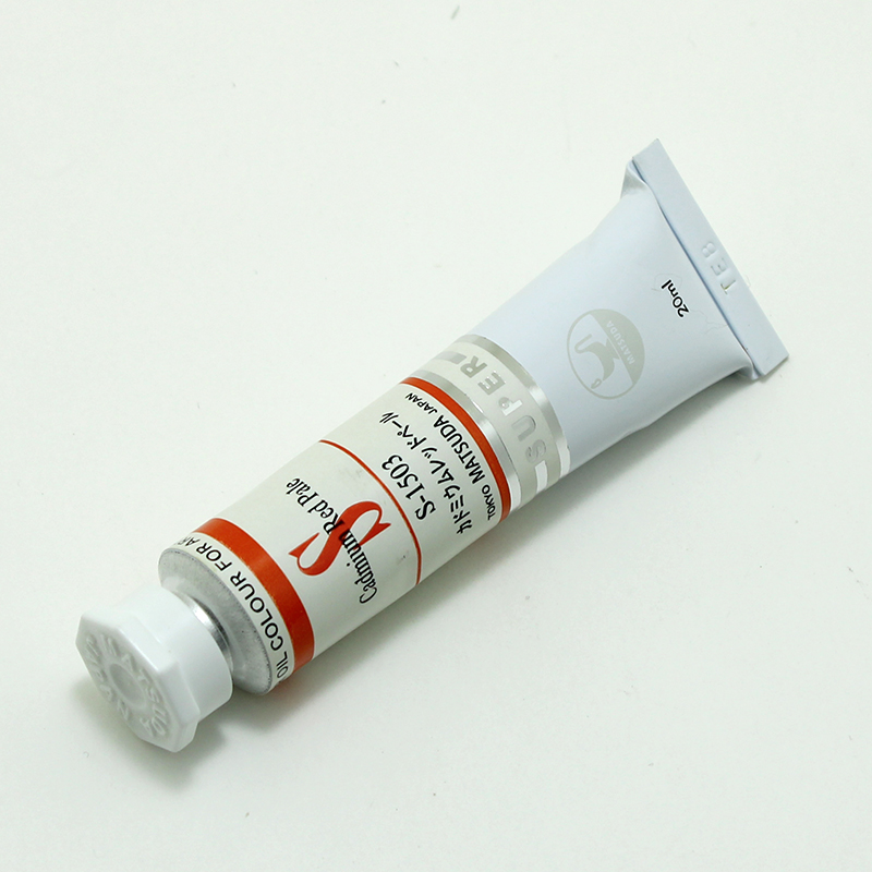 マツダ スーパー油絵具 カドミウムレッドペール (6号)