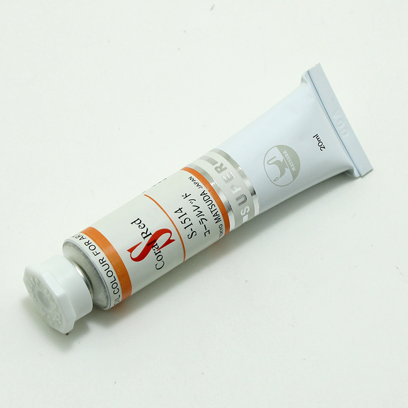 マツダ スーパー油絵具 コーラルレッド (6号)