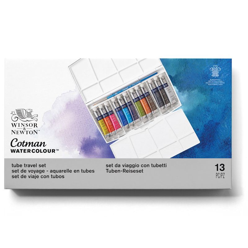 ウインザー&ニュートン コットマン チューブトラベルセット (8ml 12色)