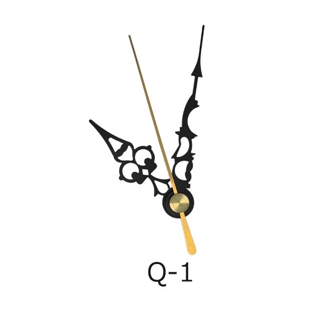時計針 Q-1N型 唐草・黒