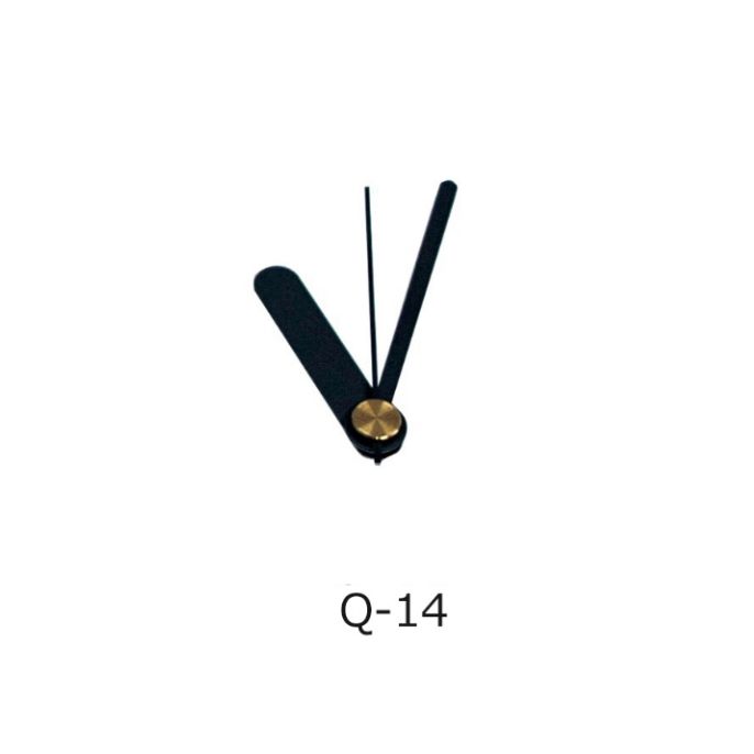 時計針 Q-14N型 黒棒針 小