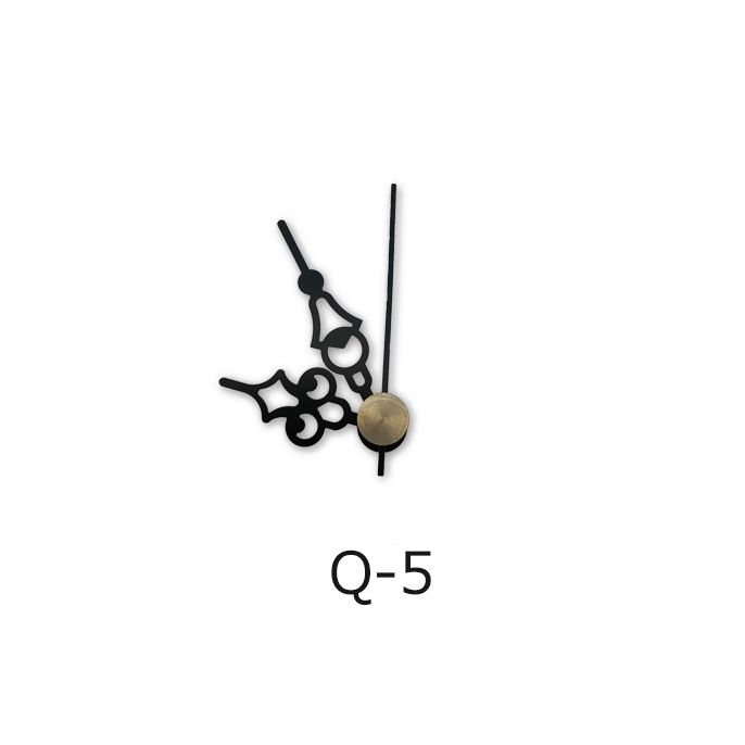 時計針 Q-5N型 唐草小・黒