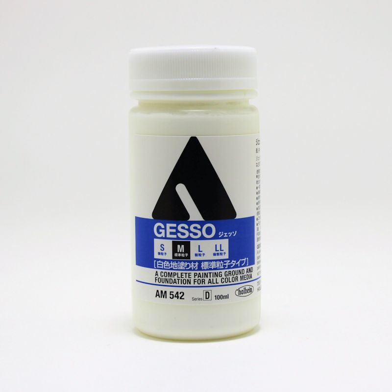 ホルベイン ジェッソM 標準粒子タイプ AM542 (100mlポリボトル)