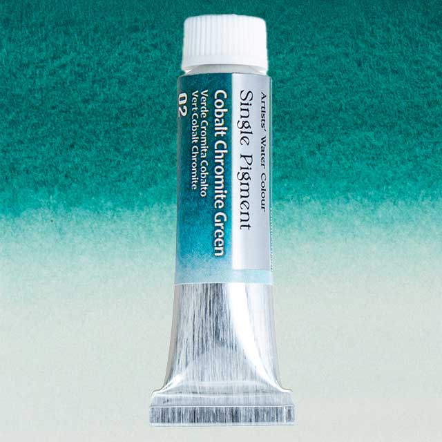 シングルピグメント透明水彩絵具 10ml G-02 コバルトクロムグリーン