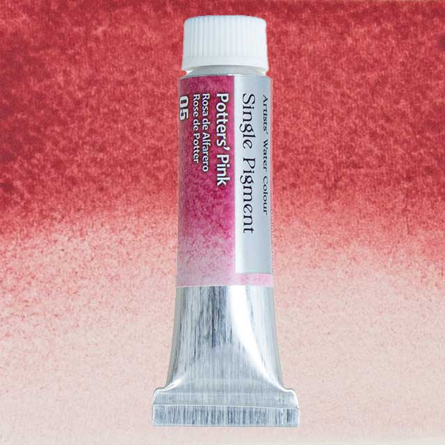 シングルピグメント透明水彩絵具 10ml G-05 ポッターズピンク