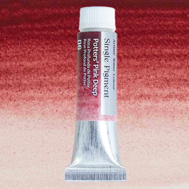 シングルピグメント透明水彩絵具 10ml G-06 ポッターズピンクディープ