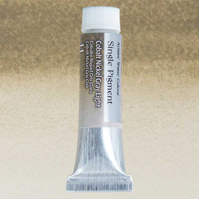 シングルピグメント透明水彩絵具 10ml G-11 コバルトニッケルグレーライト