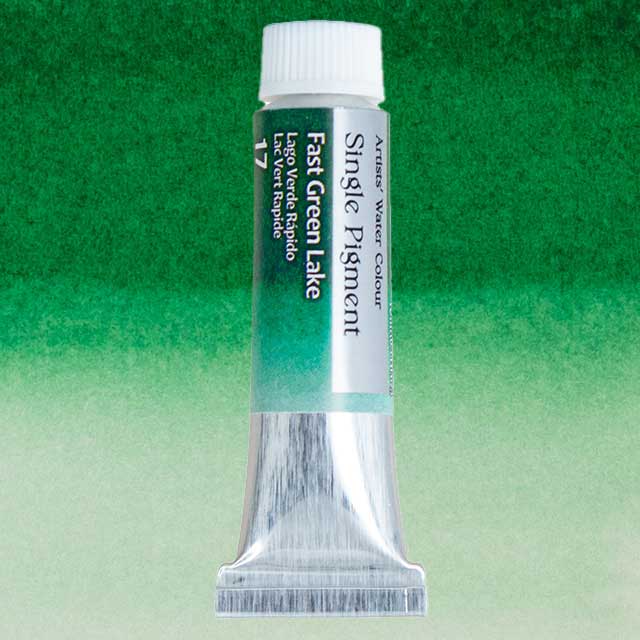 シングルピグメント透明水彩絵具 10ml S-17 ファストグリーンレーキ