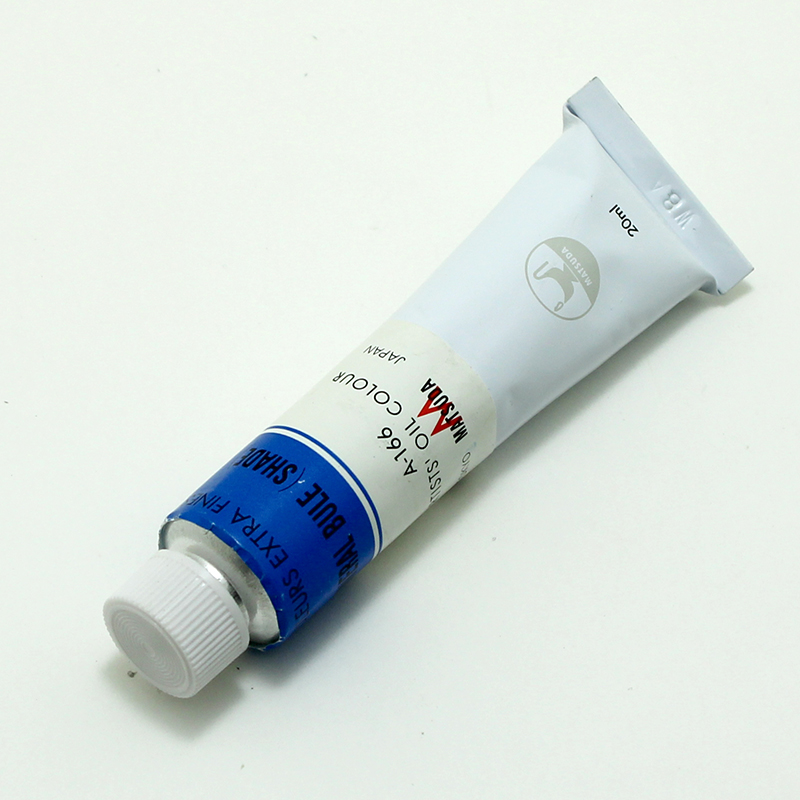 マツダ専門家用油絵具 ミネラルブルー(シェード) (6号)