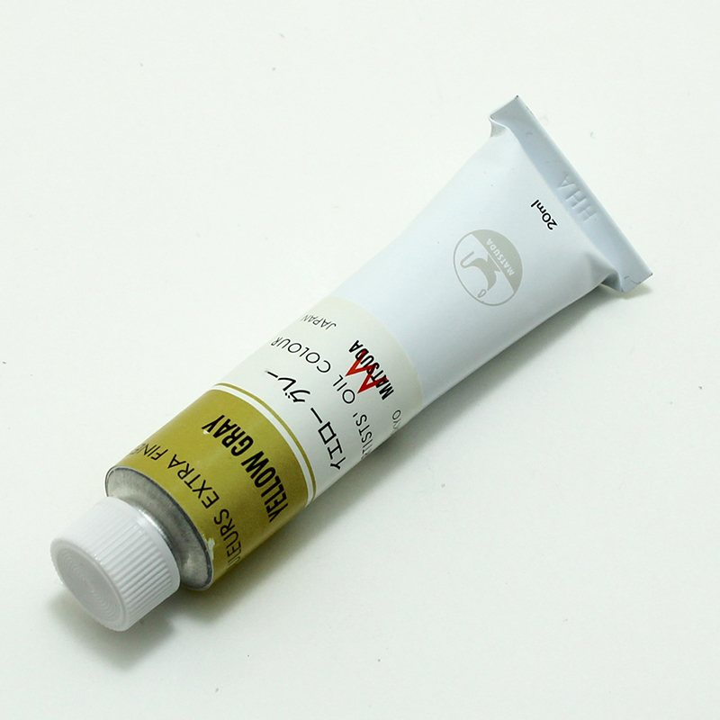 マツダ専門家用油絵具 イエローグレー (6号)