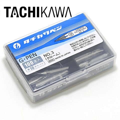 タチカワ Gペン【No.3】 100本入り (T3-100)
