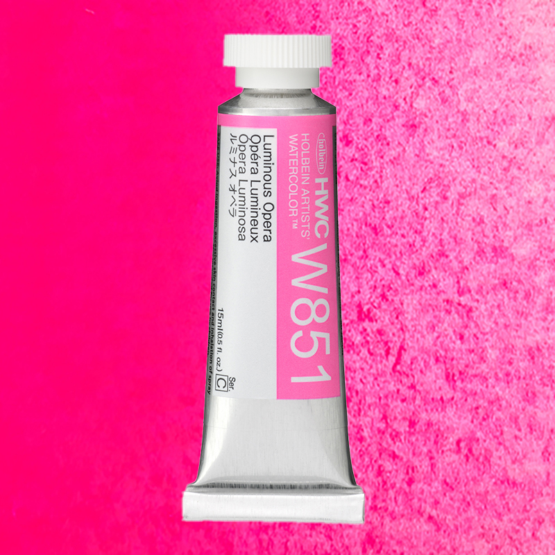 ホルベイン透明水彩 ルミナスカラーズ 15ml  W851 ルミナスオペラ
