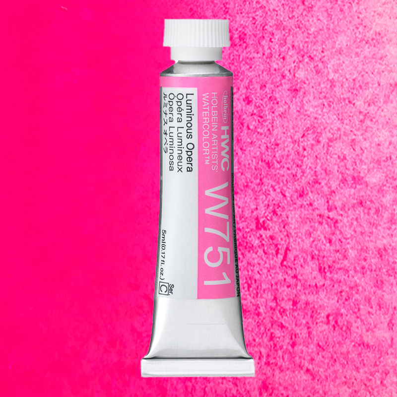 ホルベイン透明水彩 ルミナスカラーズ 5ml  W751 ルミナスオペラ